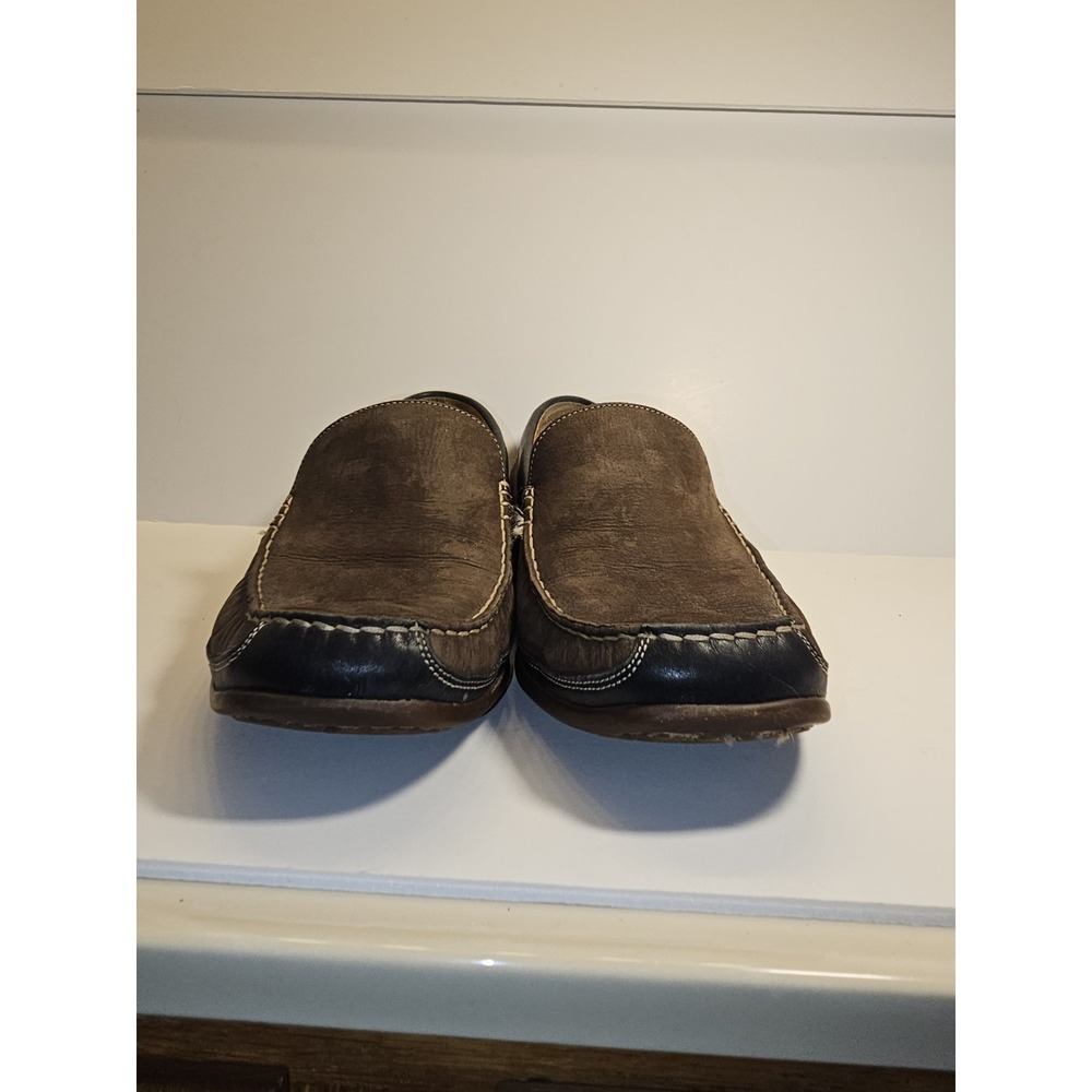 Mephisto Men's Brown Suede Leather Slip-On Loafer Shoes Size 10 - Picture 7 of 10